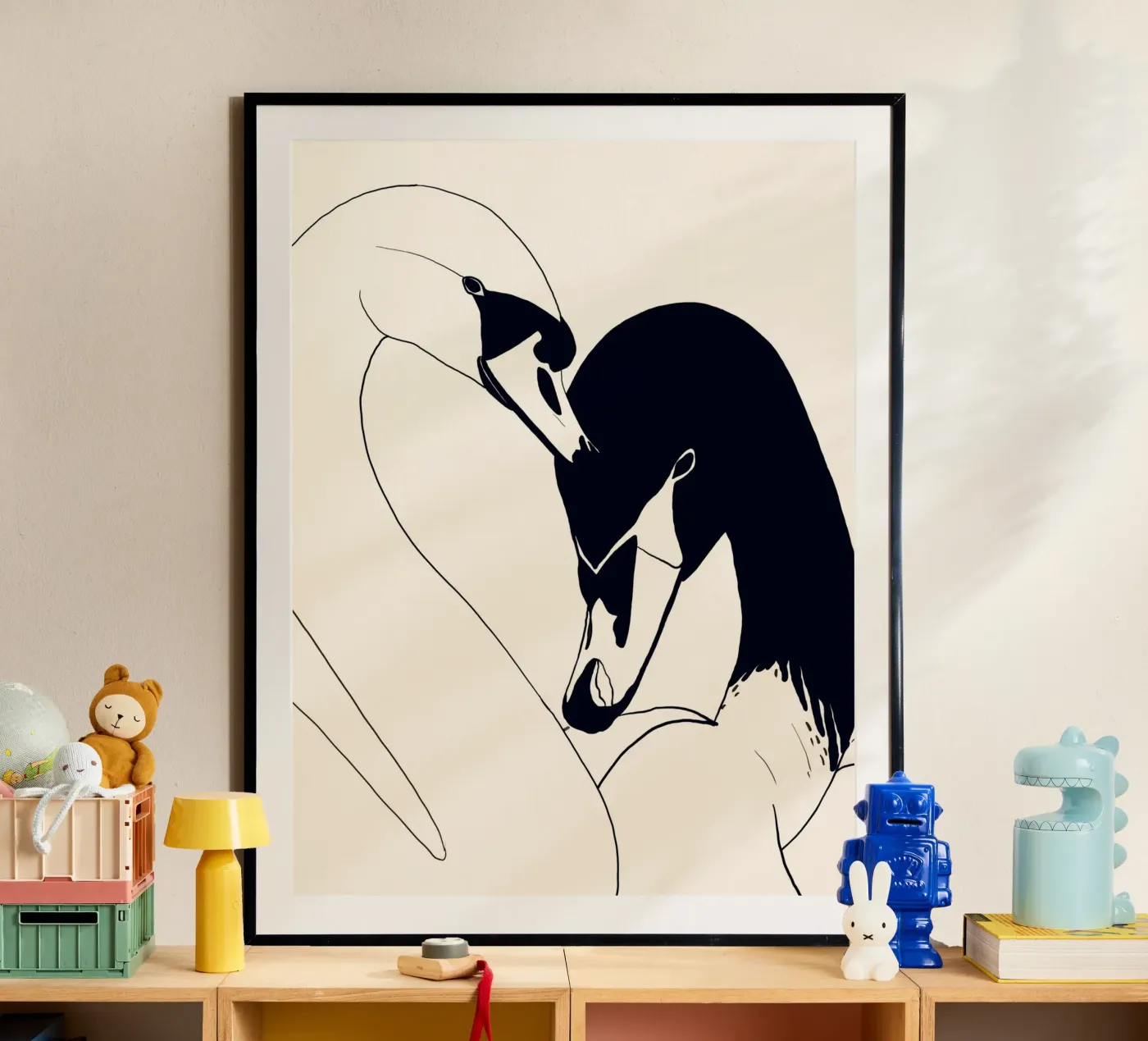 Two Swans 3 poster da ThingDesign