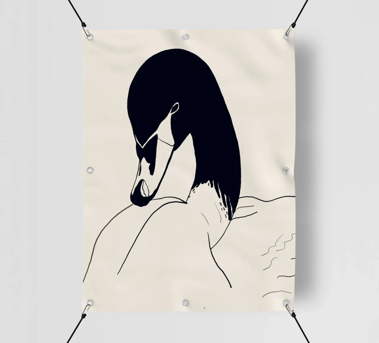 Cigno 2 telo in pvc da ThingDesign