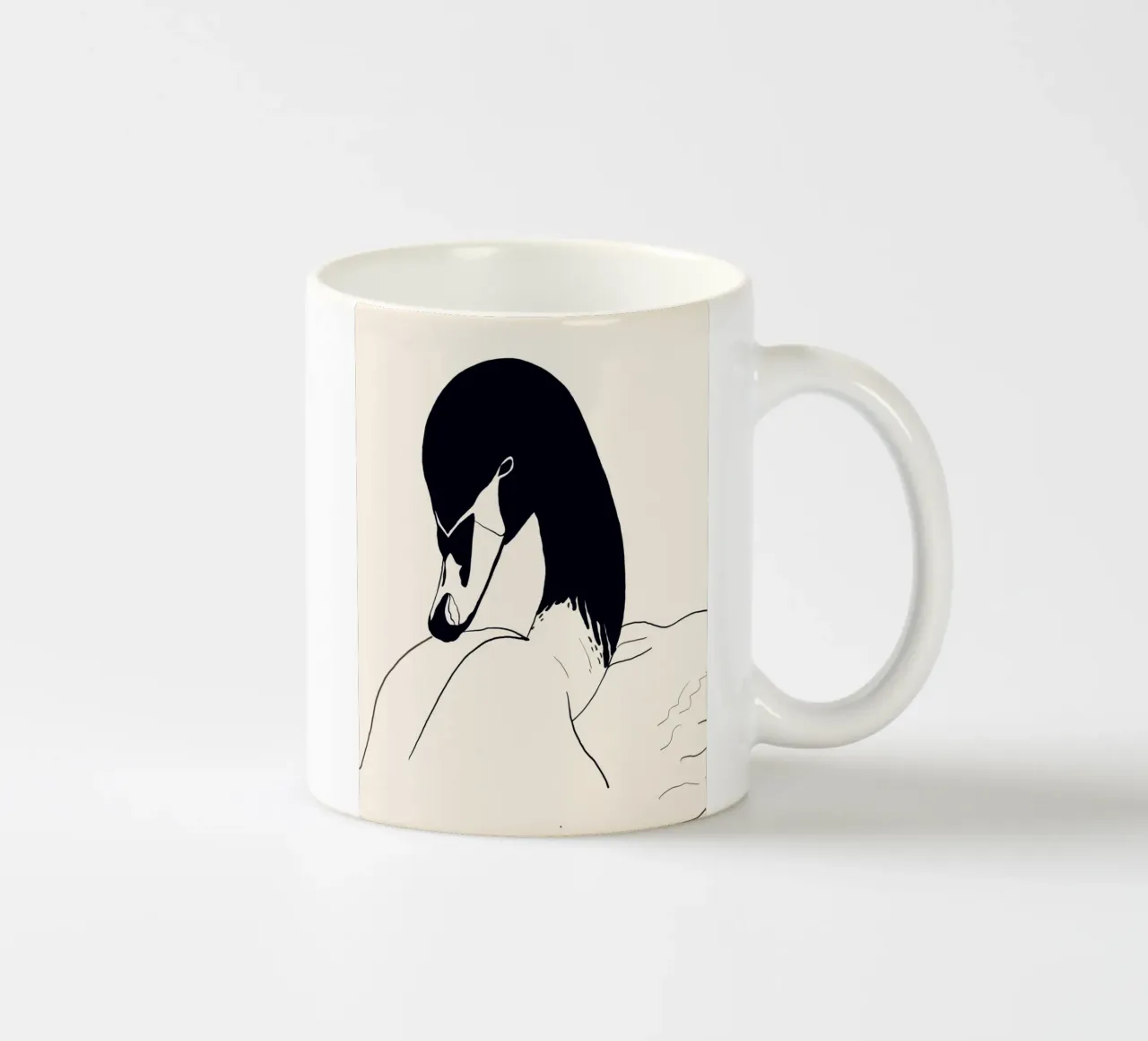 Cigno 2 tazza in ceramica da ThingDesign