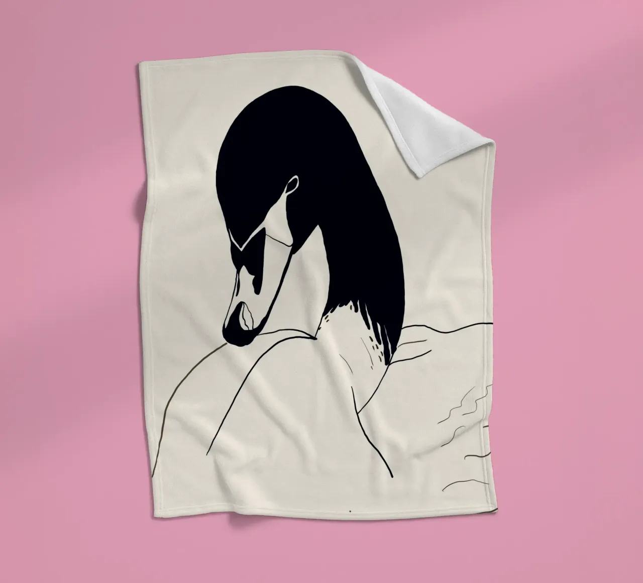 Cigno 2 coperta in pile da ThingDesign
