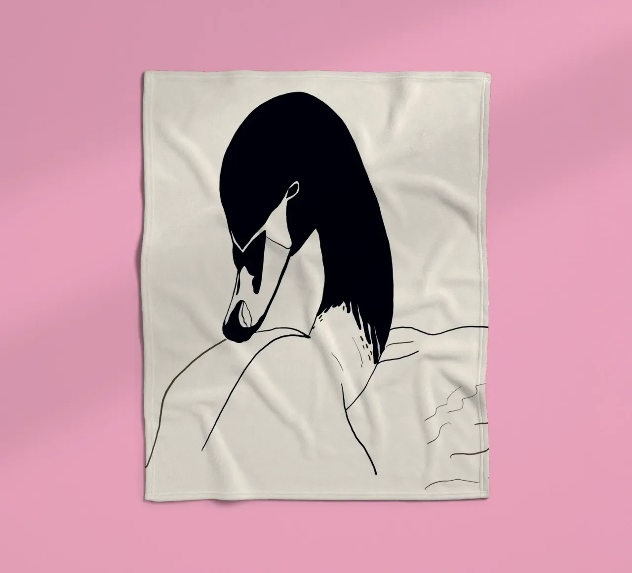 Cigno 2 coperta in pile da ThingDesign
