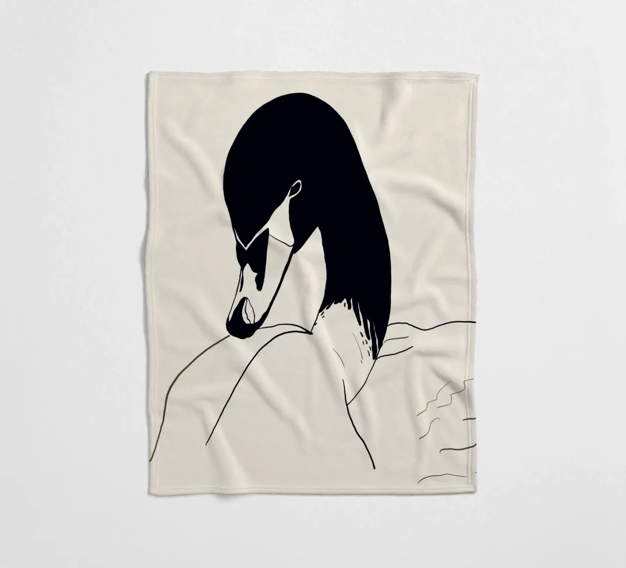 Cigno 2 coperta in pile da ThingDesign