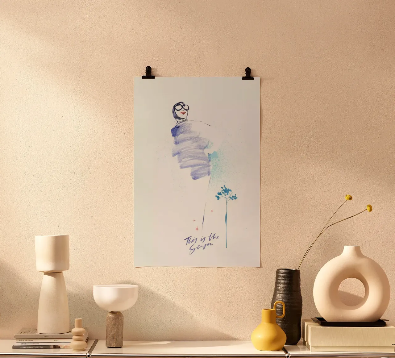 Schneehase 2 poster da Anja Denz