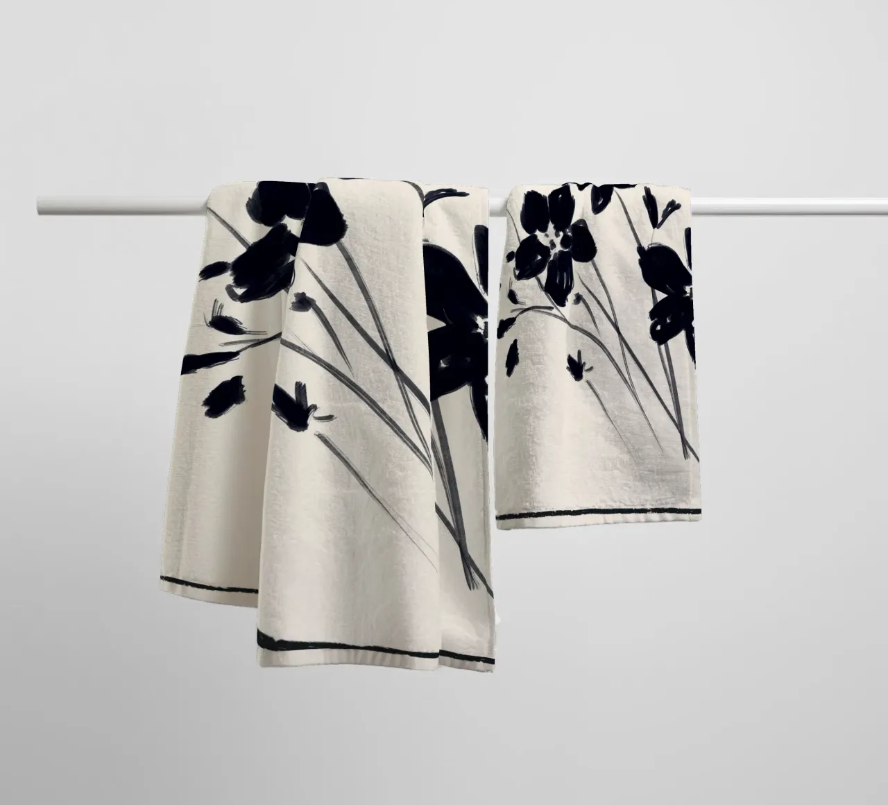 fiori minimi 8b asciugamano da bagno da ThingDesign