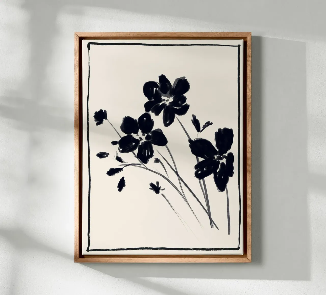 minimal flowers 8b canvas by ThingDesign