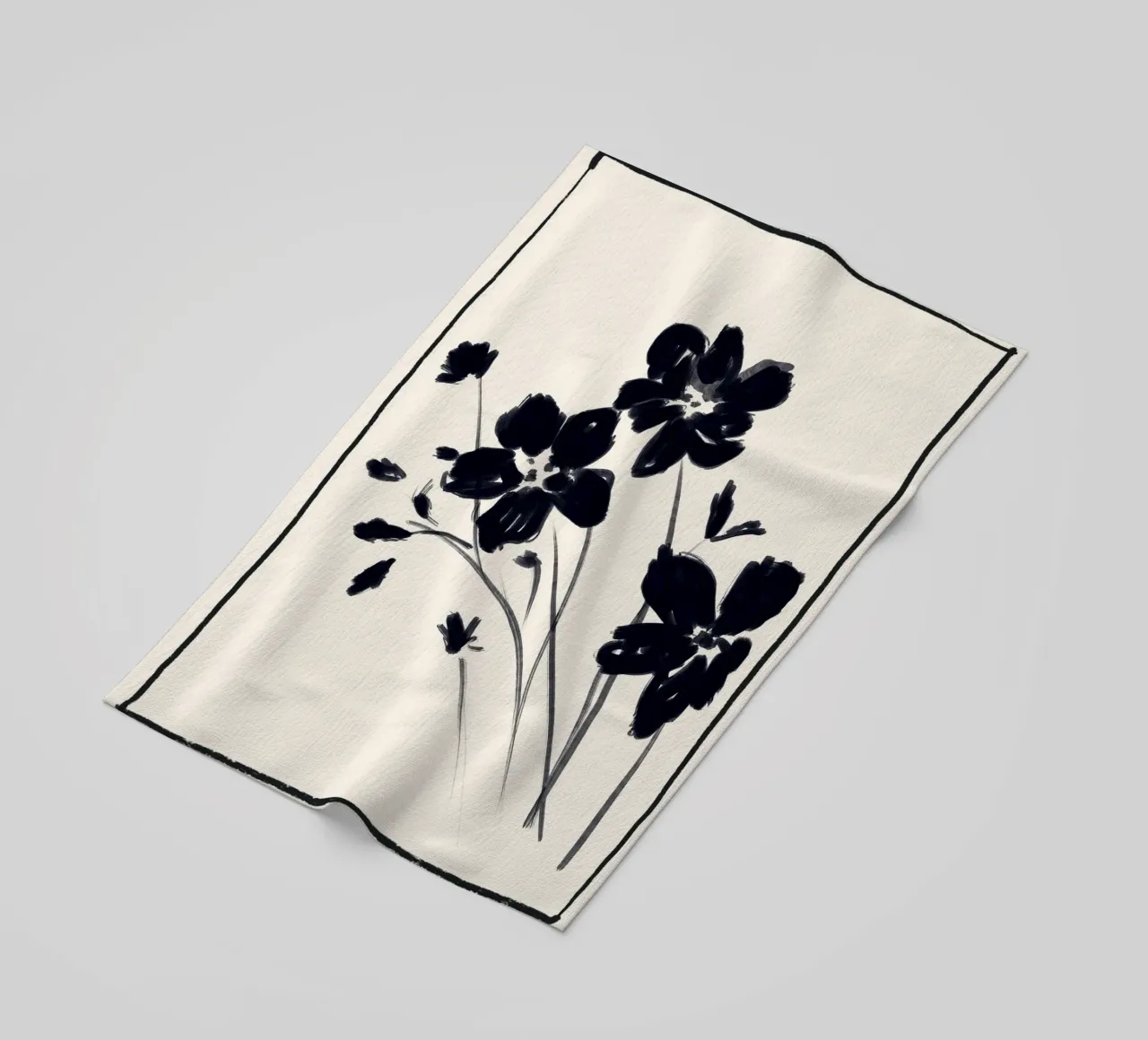 fiori minimi 8b telo mare da ThingDesign