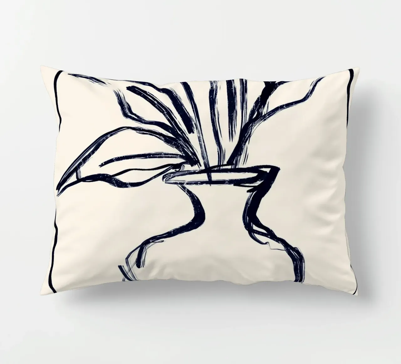Fiore minimale in un vaso cuscino da ThingDesign