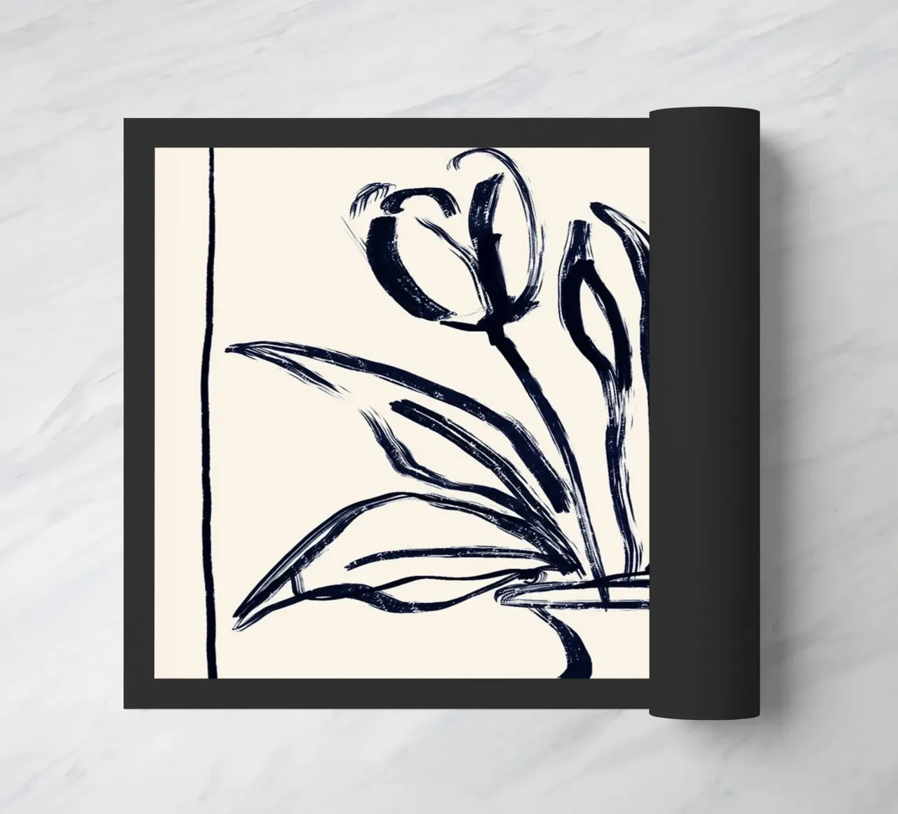 Fiore minimale in un vaso zerbino da ThingDesign