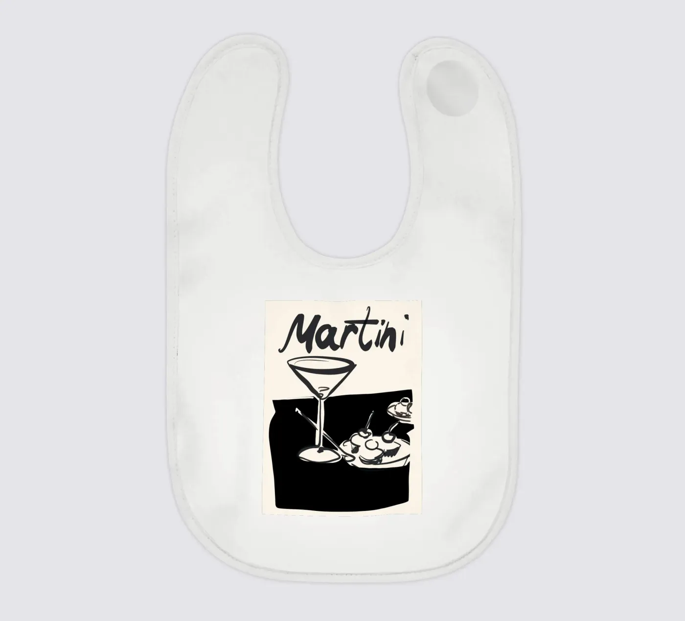 Martini baby slabbetje van ThingDesign