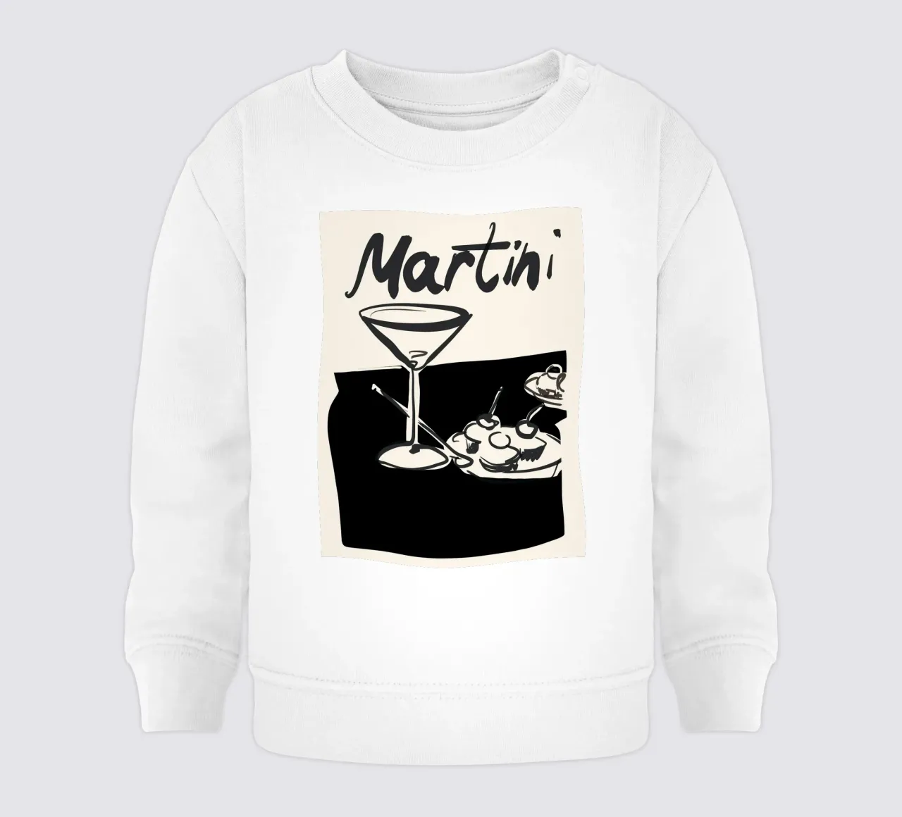 Martini felpa neonato da ThingDesign
