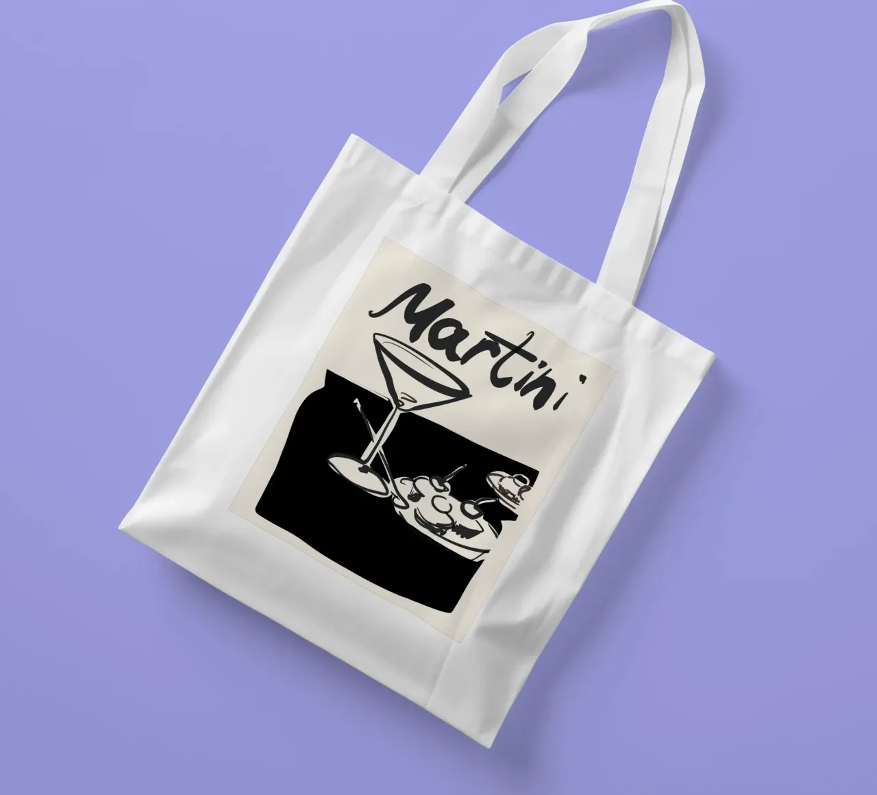 Martini tote bag by ThingDesign