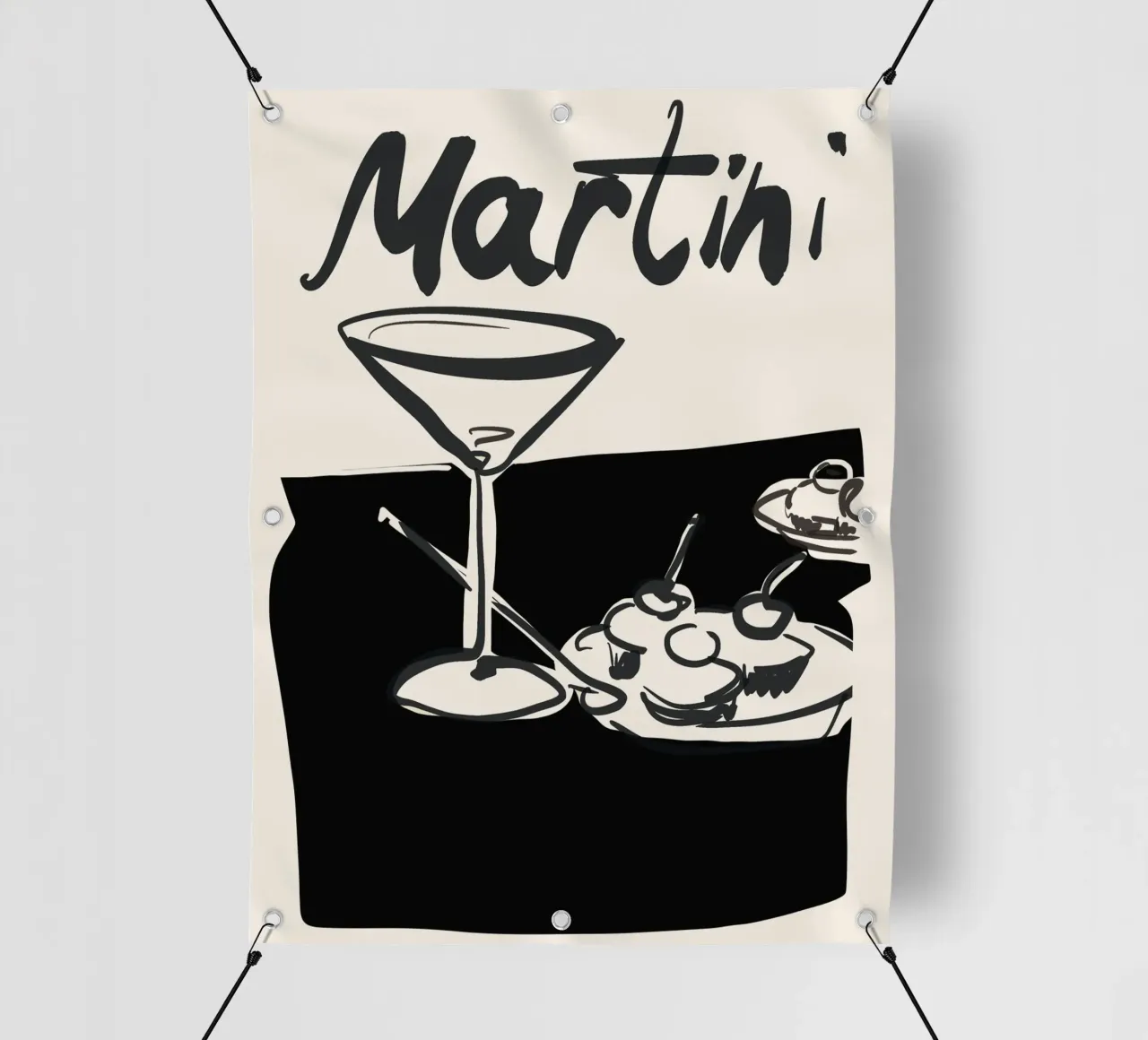 Martini telo in pvc da ThingDesign