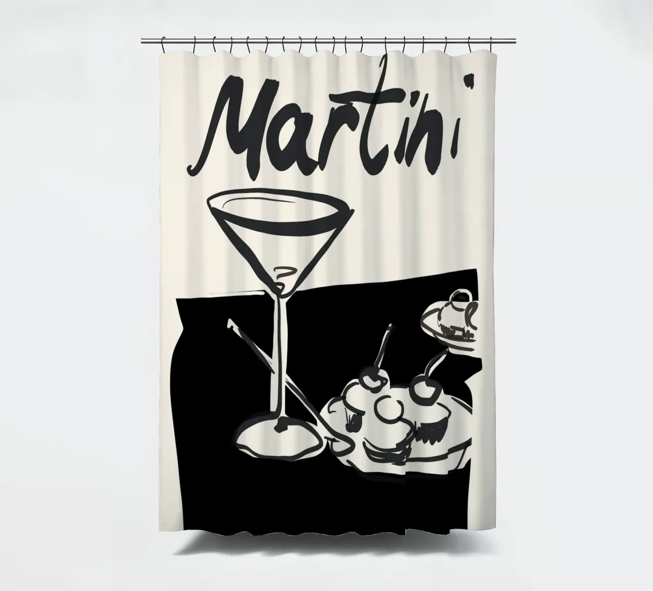 Martini Duschvorhang von ThingDesign