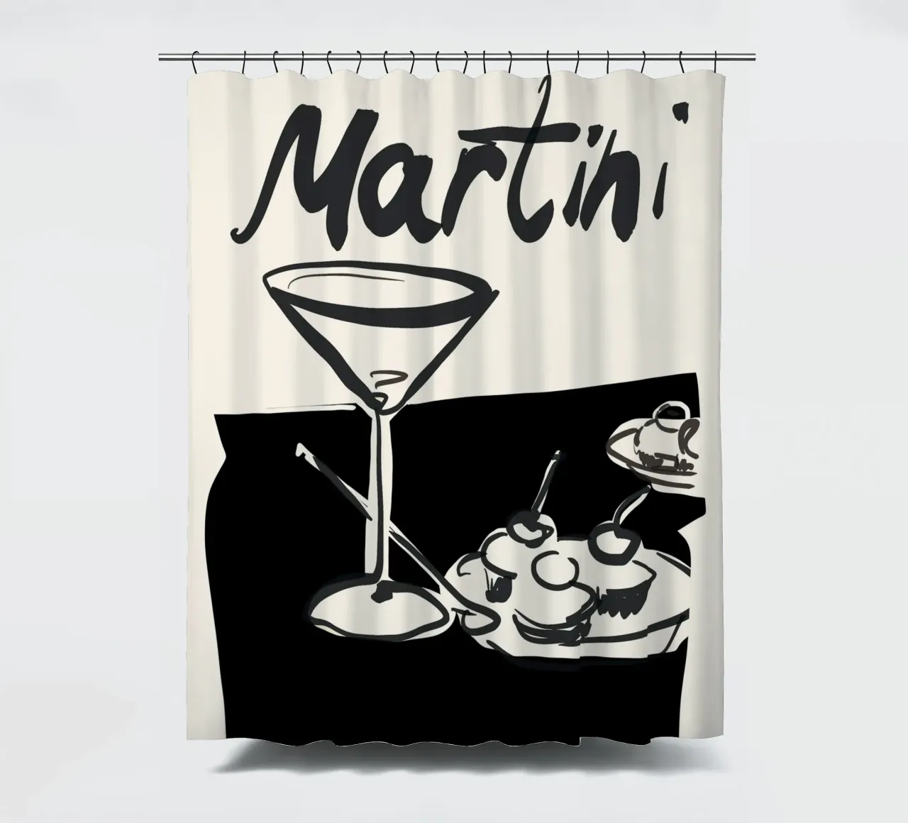 Martini Duschvorhang von ThingDesign