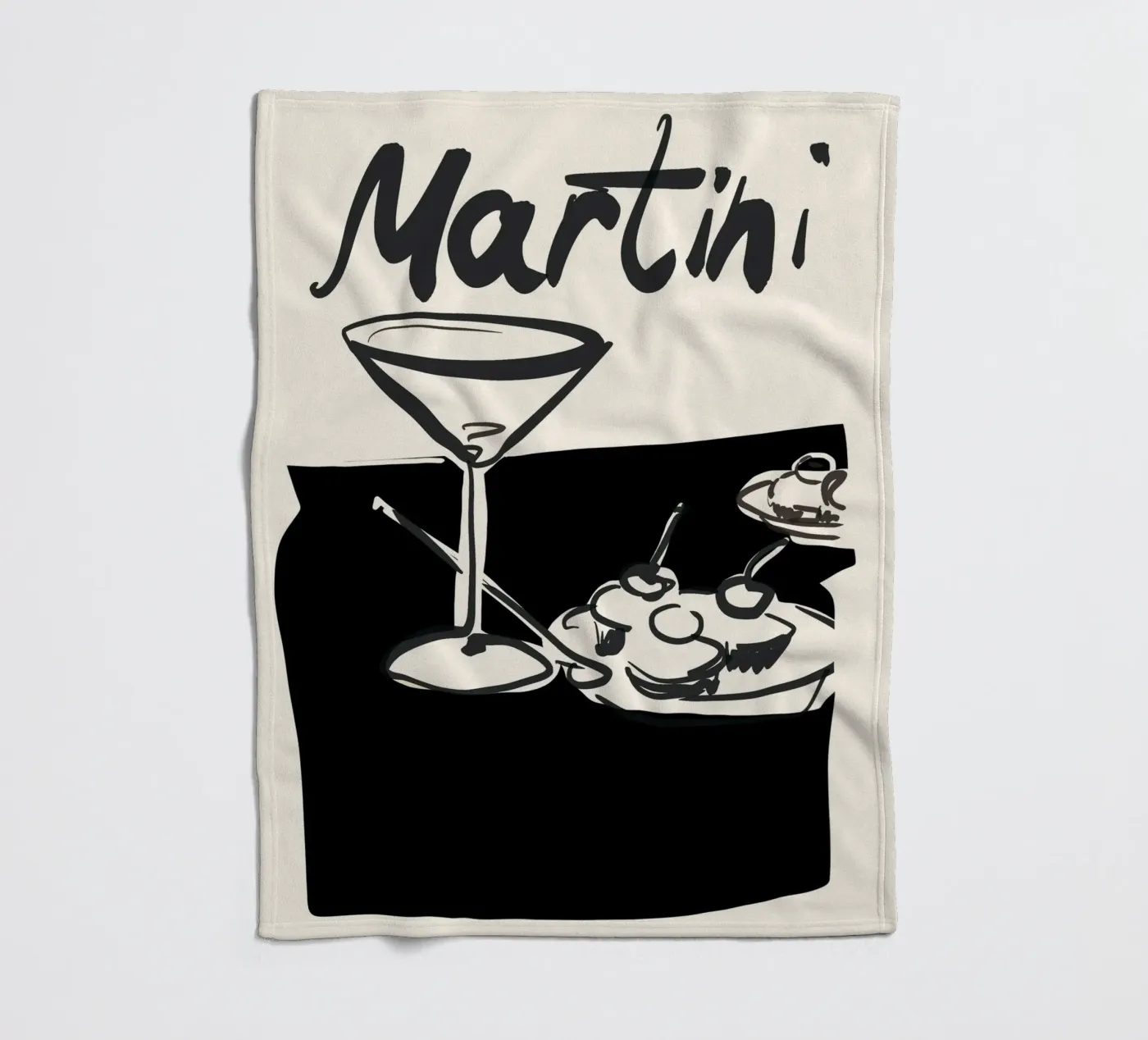 Martini Fleecedecke von ThingDesign