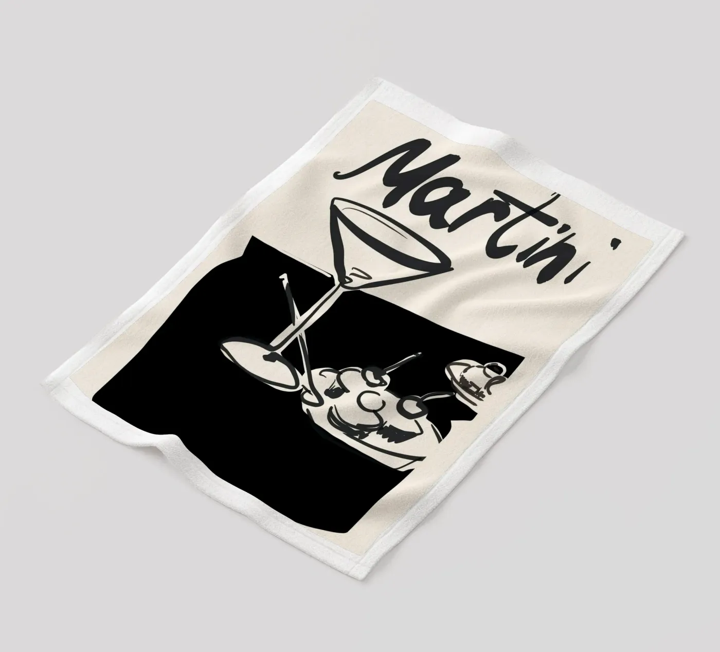 Martini Fleecedecke von ThingDesign