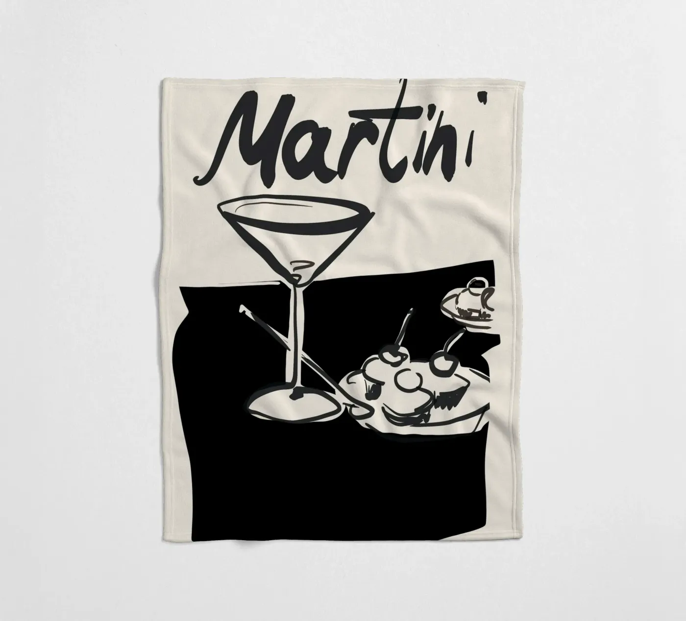 Martini Fleecedecke von ThingDesign