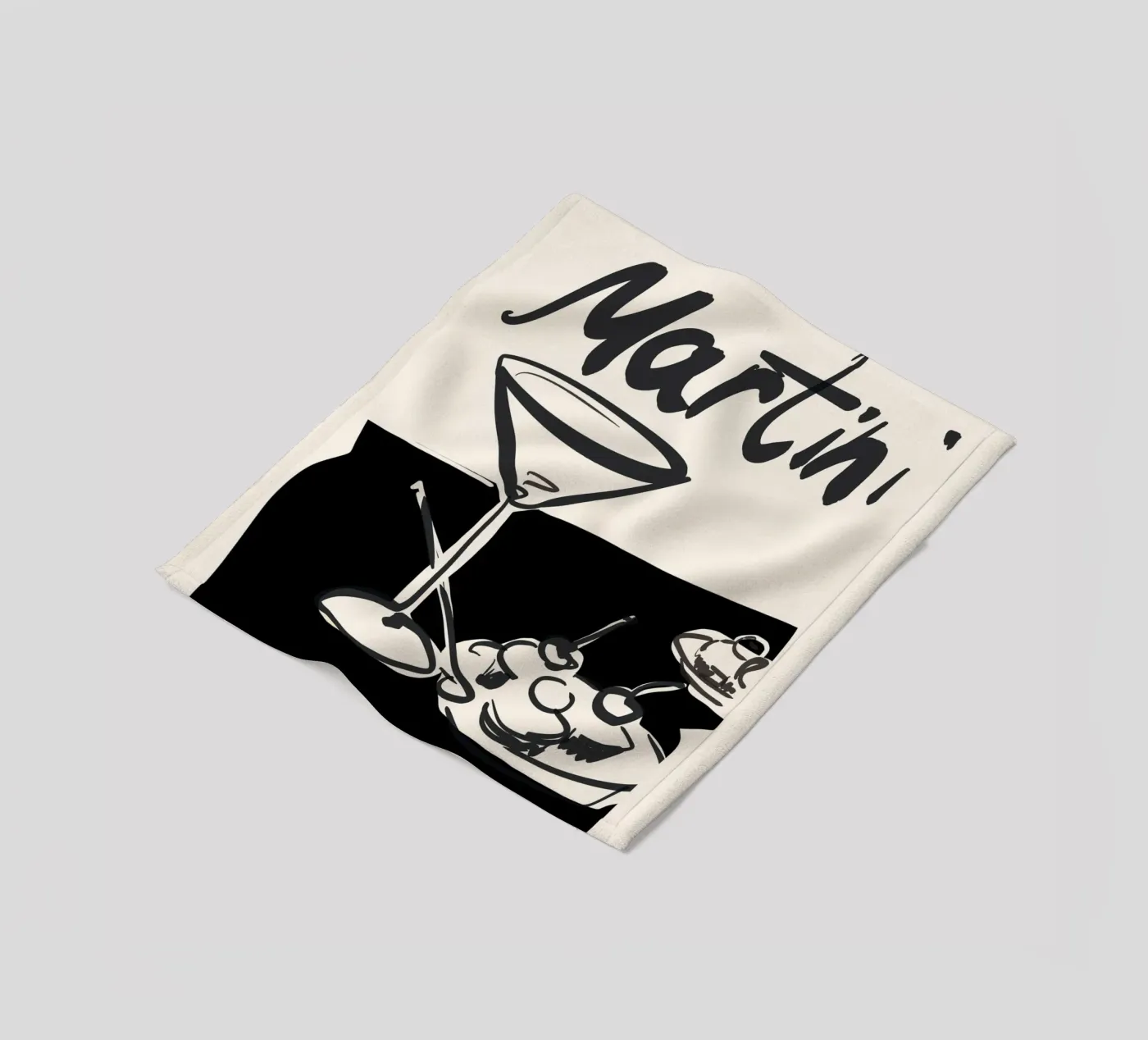 Martini Fleecedecke von ThingDesign
