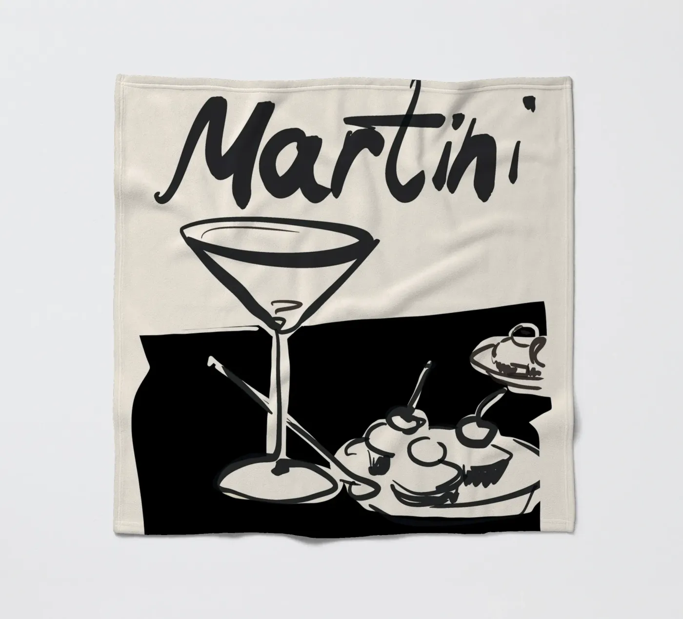 Martini Fleecedecke von ThingDesign