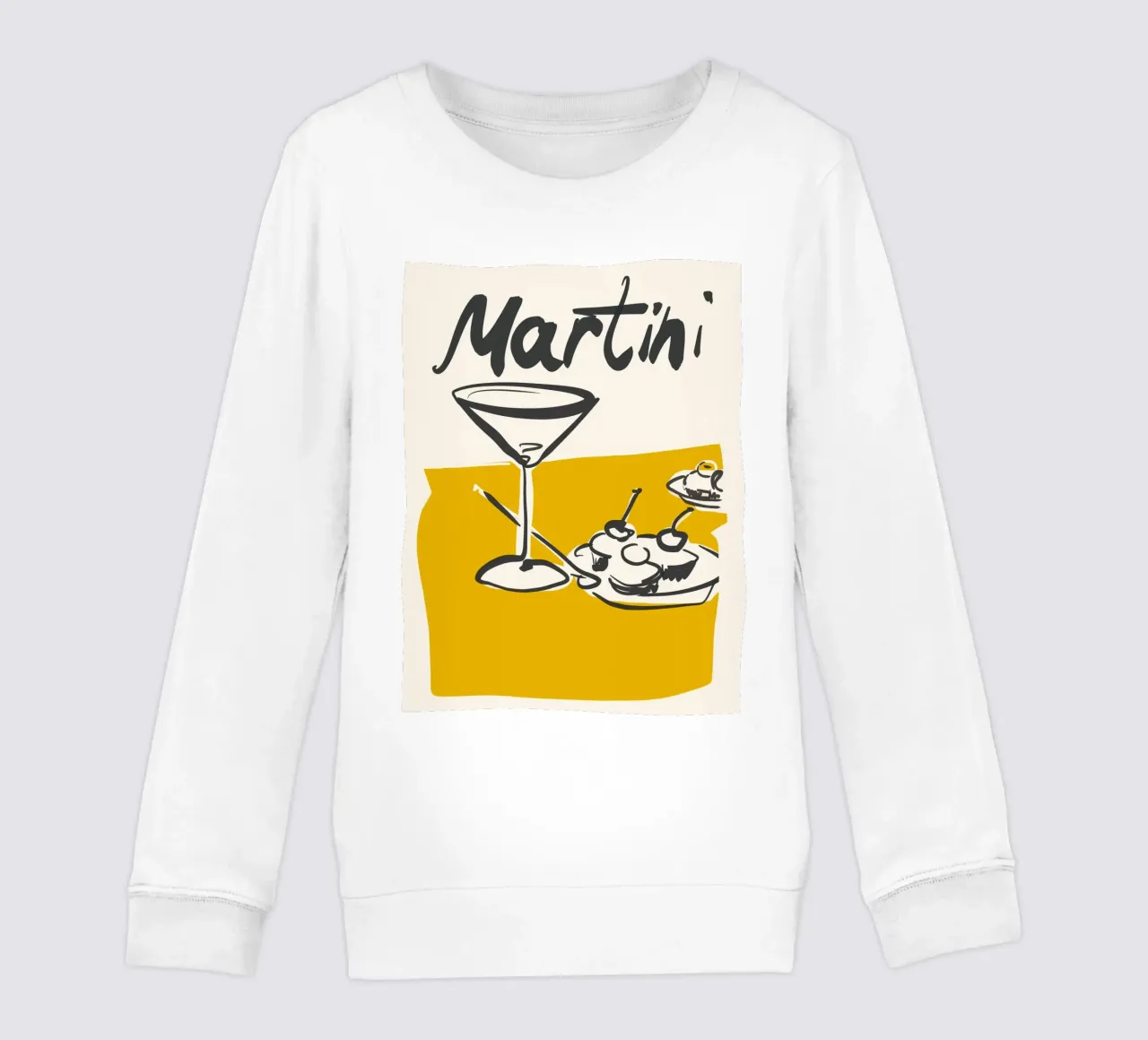 Martini 2 felpa bambino da ThingDesign