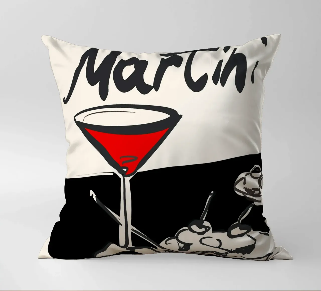 Martini 5 cuscino da ThingDesign