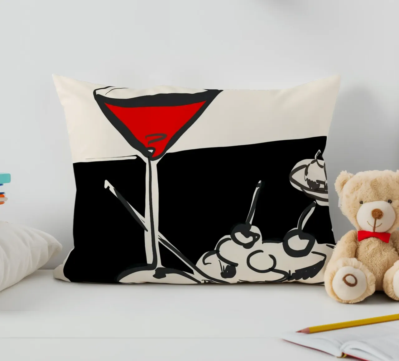 Martini 5 cuscino da ThingDesign