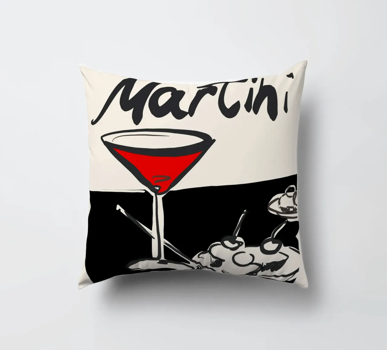 Martini 5 cuscino da ThingDesign