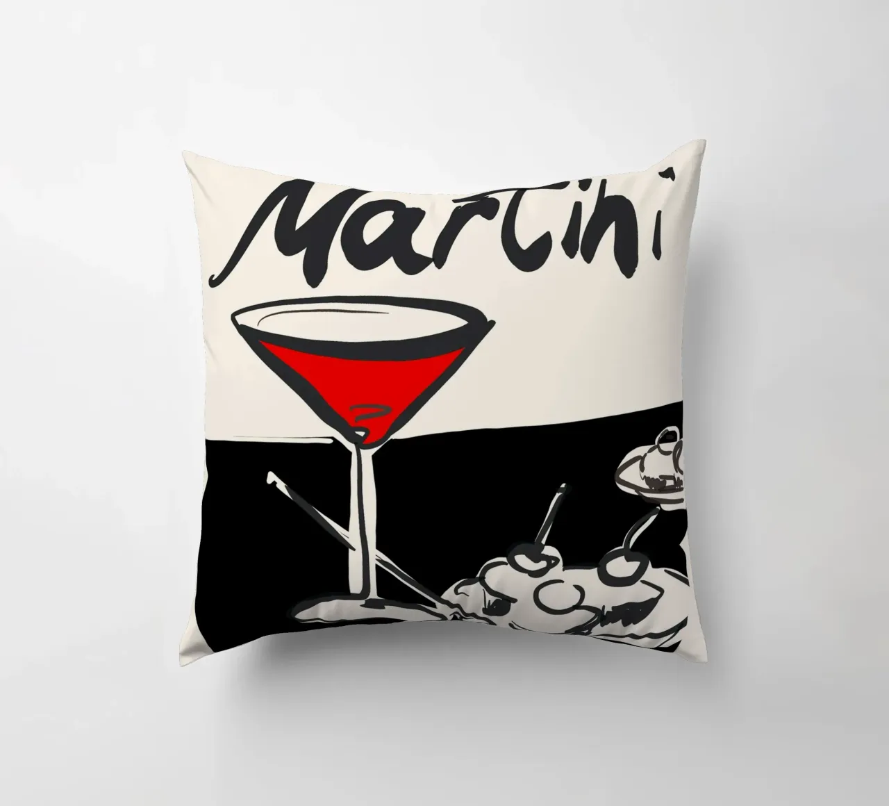Martini 5 cuscino da ThingDesign