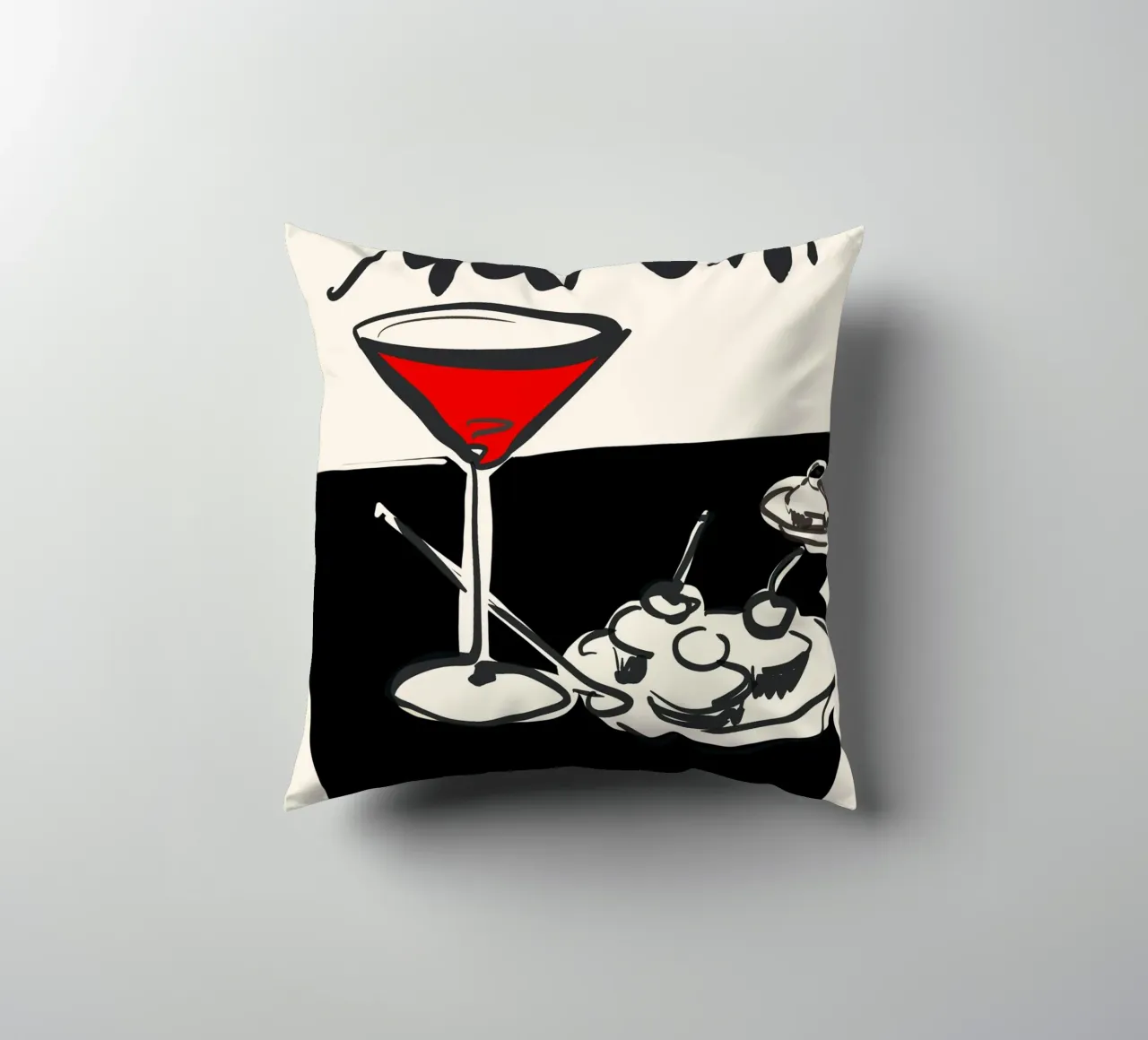 Martini 5 cuscino da ThingDesign