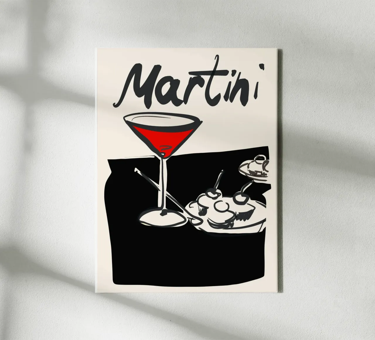 Martini 5 canvas by ThingDesign
