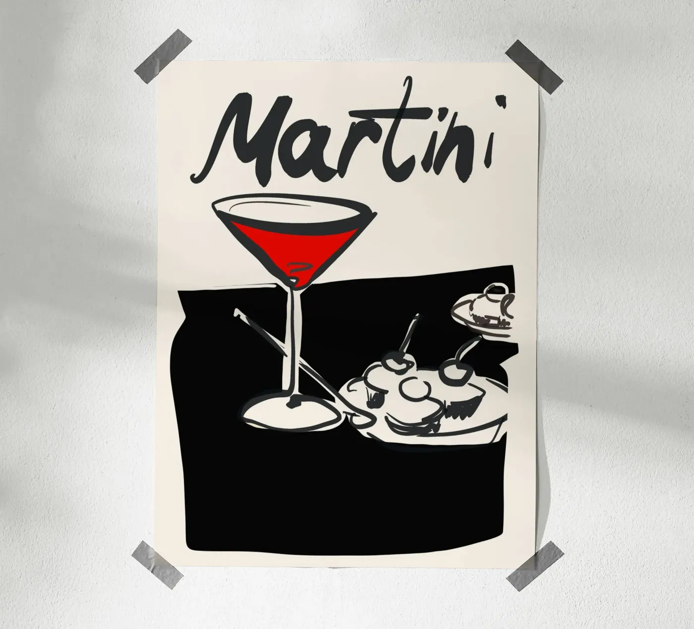 Martini 5 poster da ThingDesign