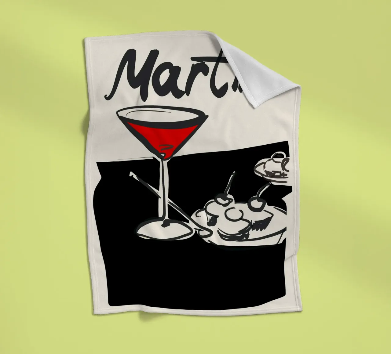 Martini 5 coperta in pile da ThingDesign