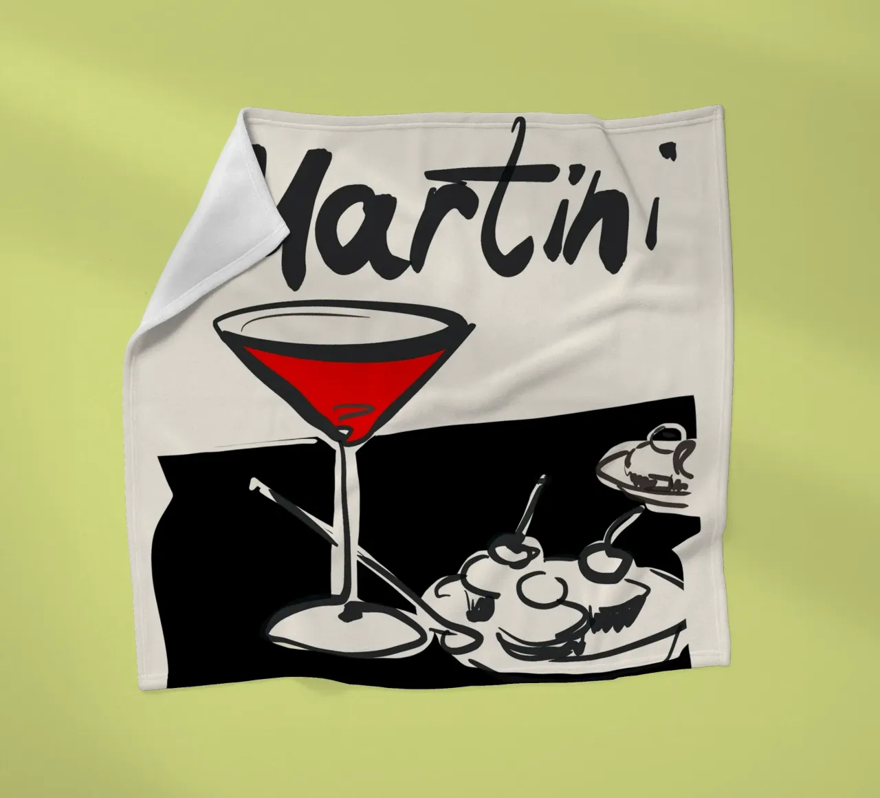 Martini 5 coperta in pile da ThingDesign