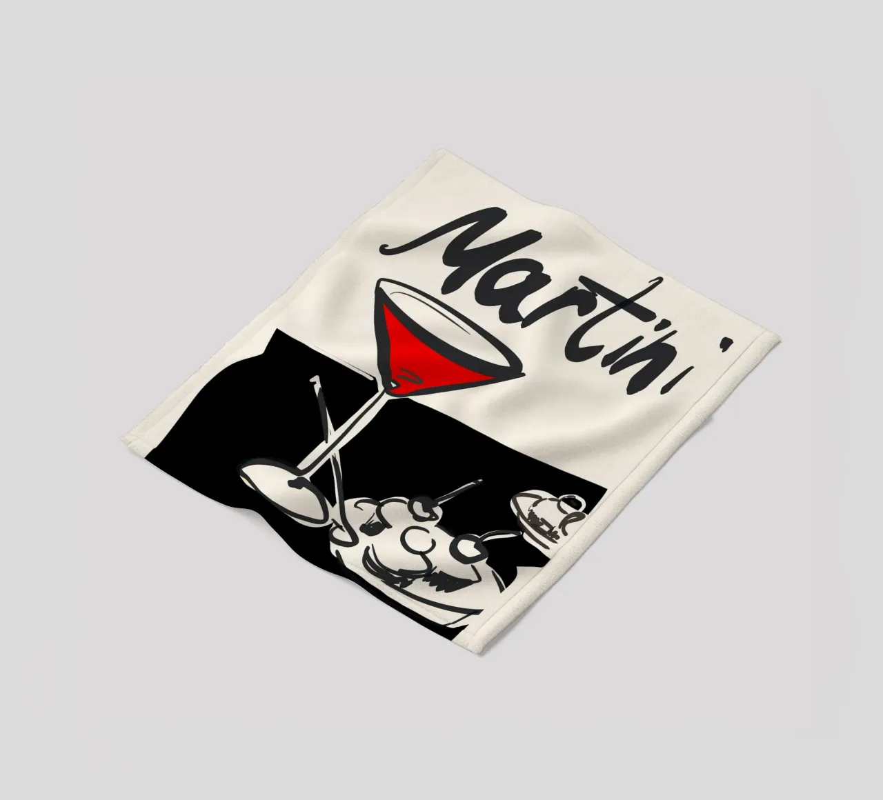 Martini 5 coperta in pile da ThingDesign
