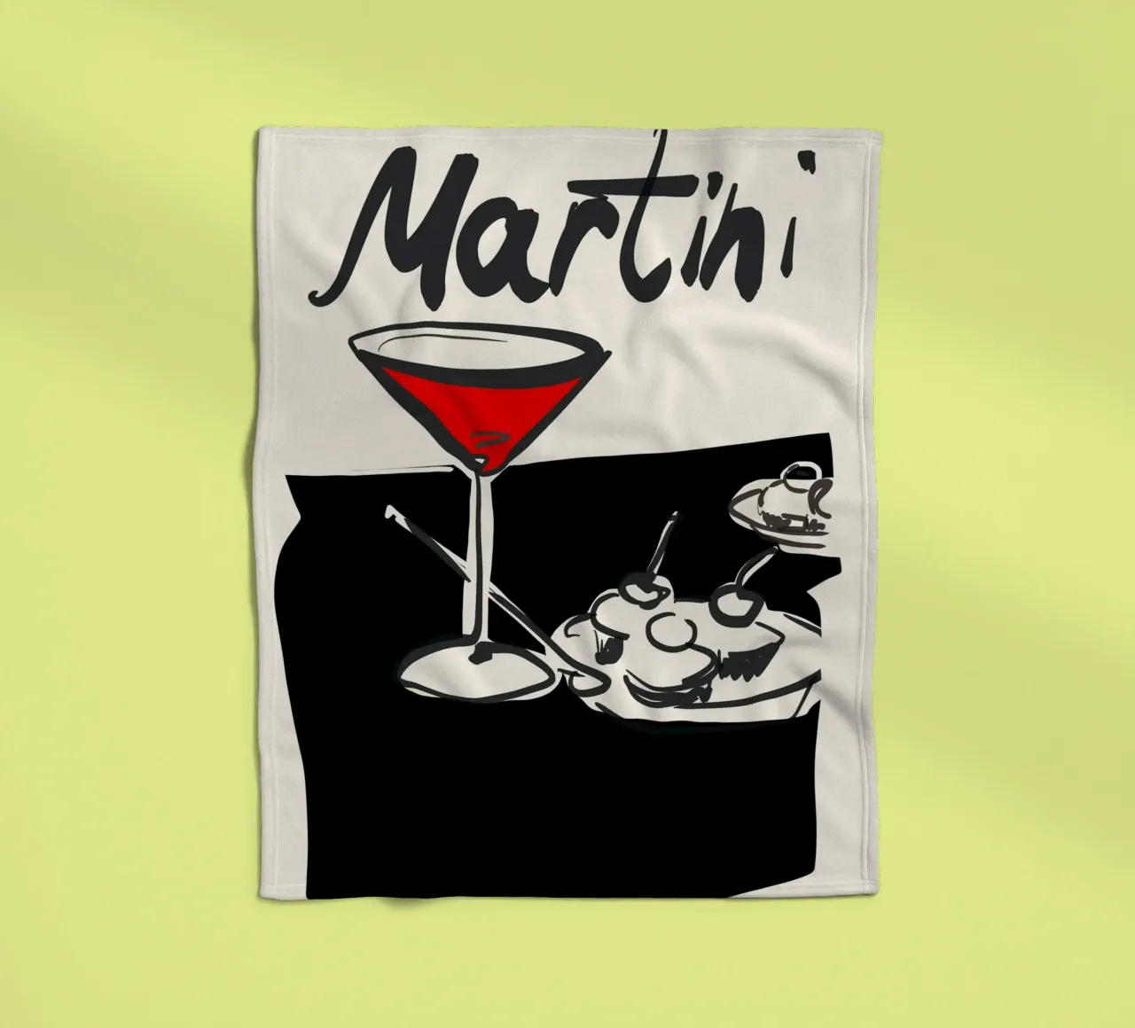 Martini 5 coperta in pile da ThingDesign