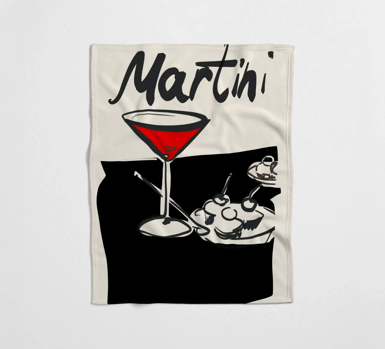 Martini 5 coperta in pile da ThingDesign