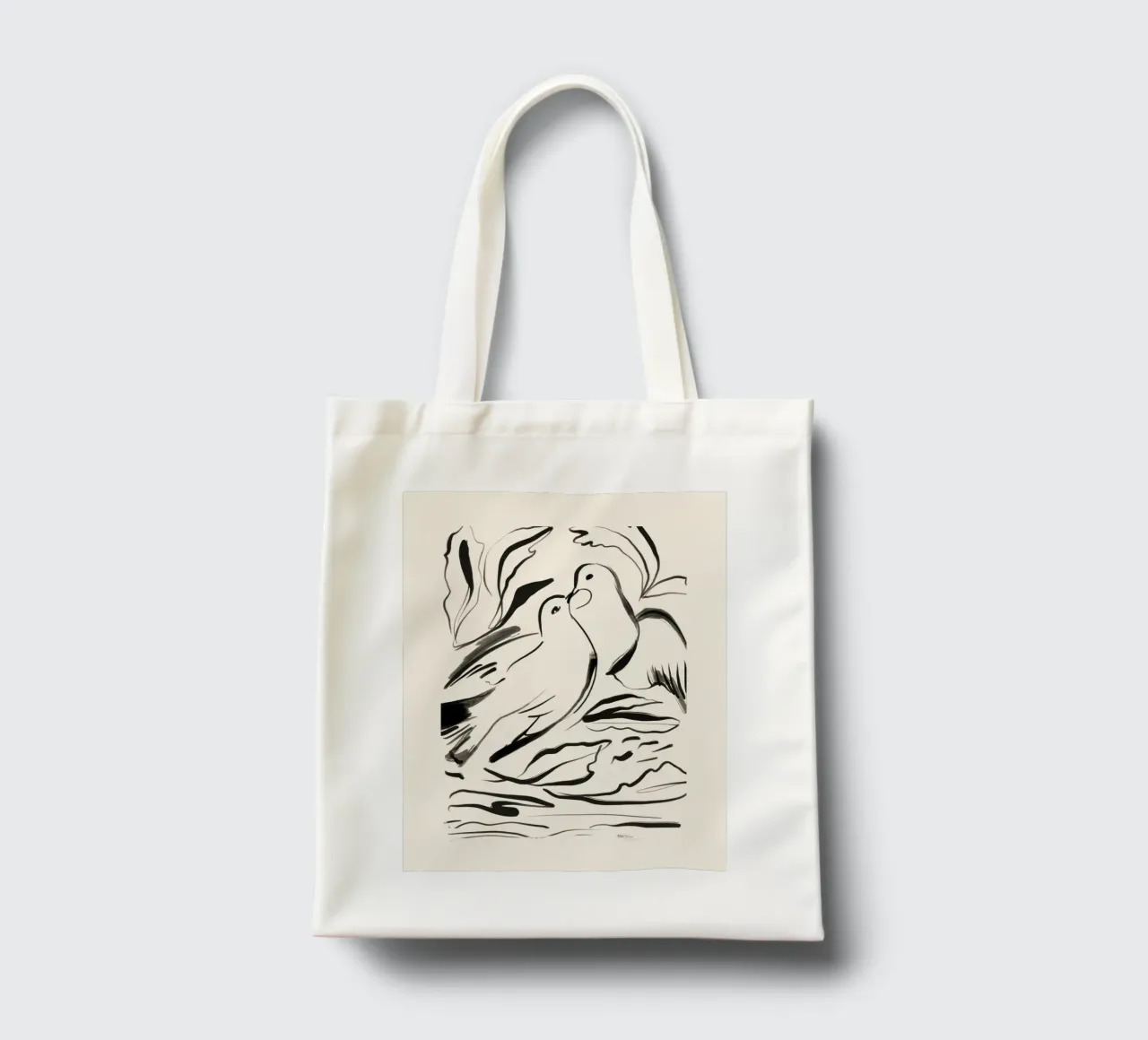 Minimalist Birds tote bag by ThingDesign