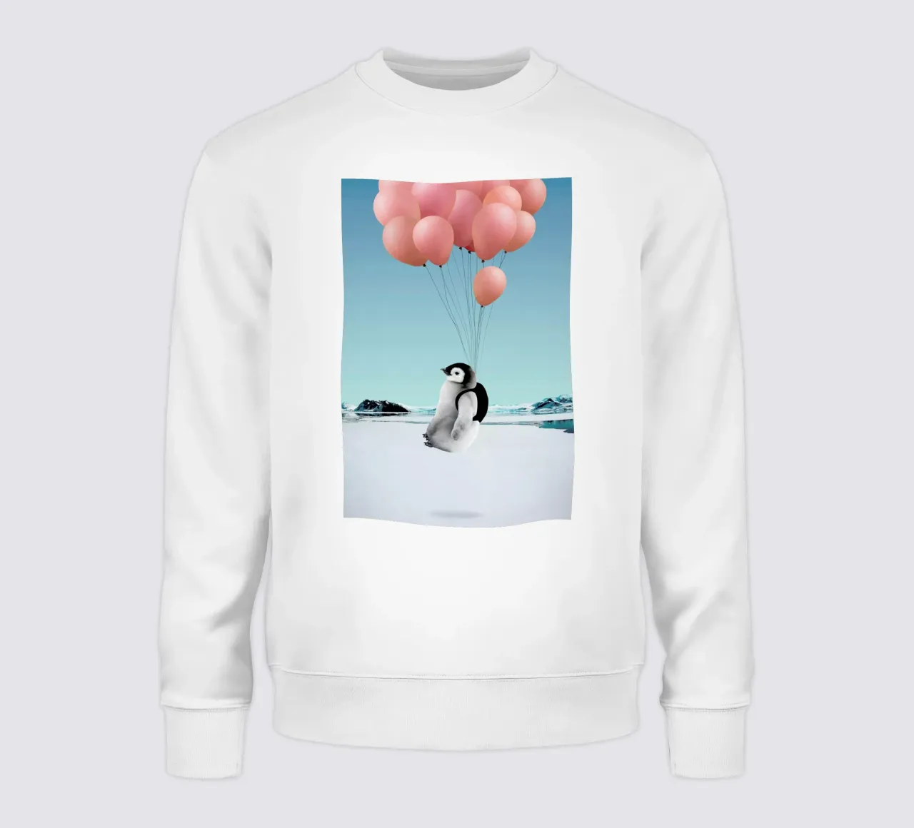 Penguin sweatshirt van Lemon-apes