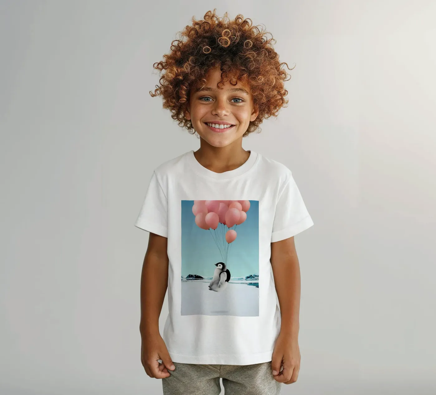 Penguin t-shirt bambini da Lemon-apes