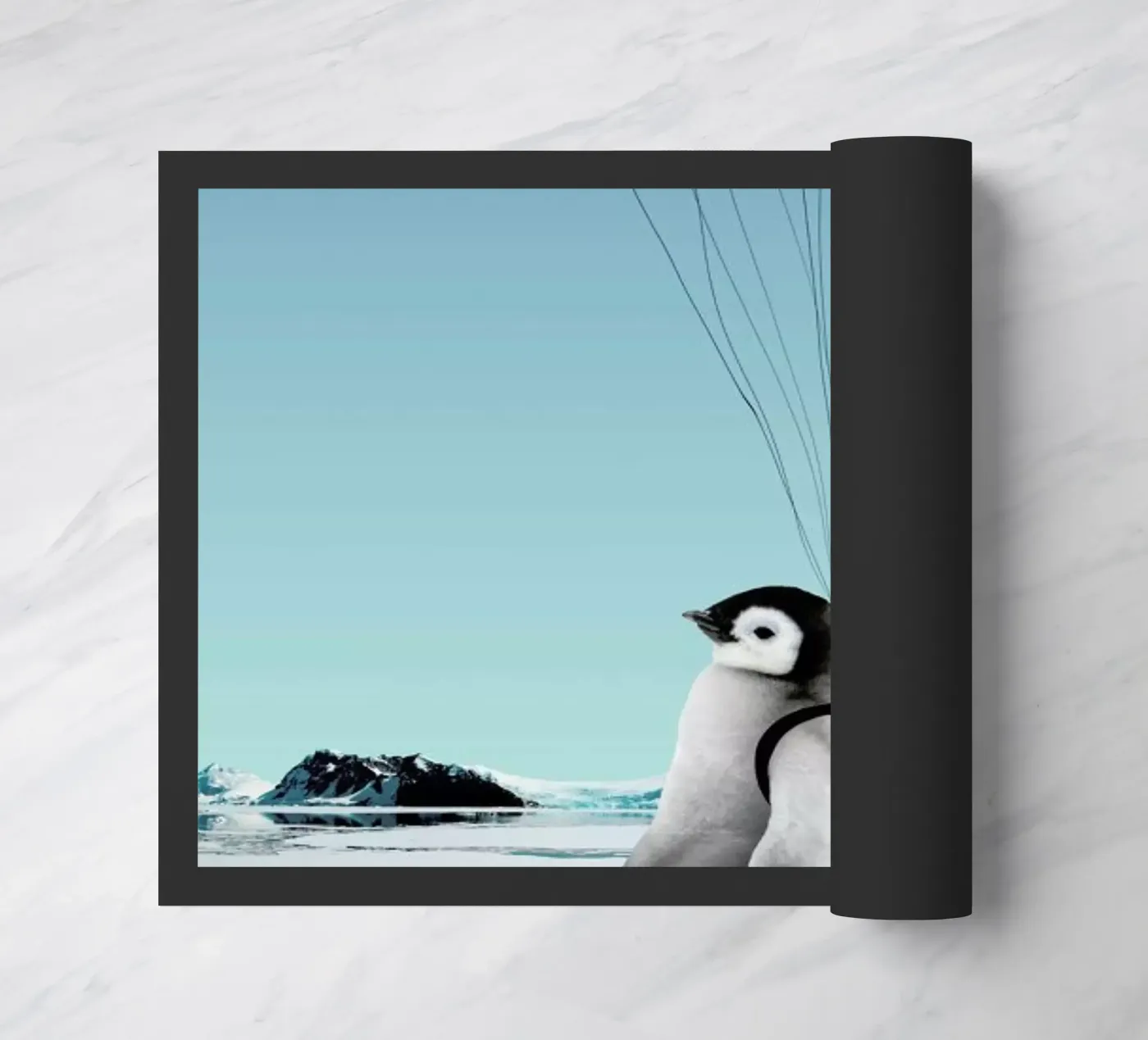 Penguin Fußmatte von Lemon-apes