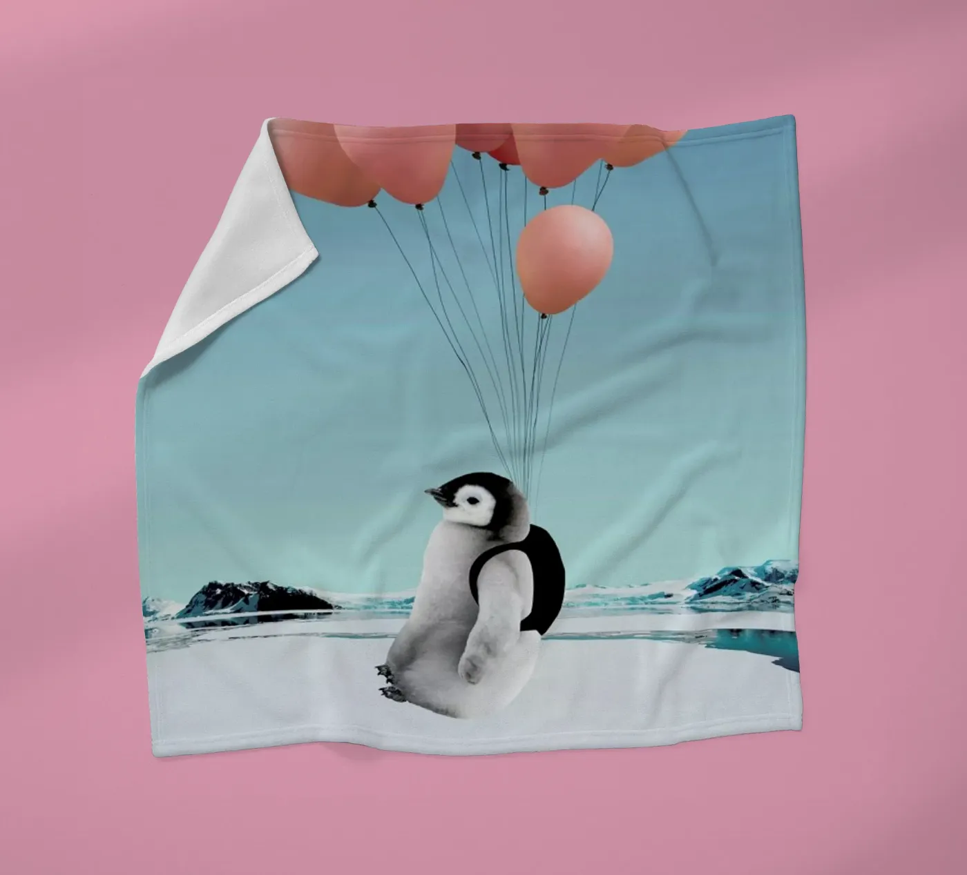 Penguin Fleecedecke von Lemon-apes