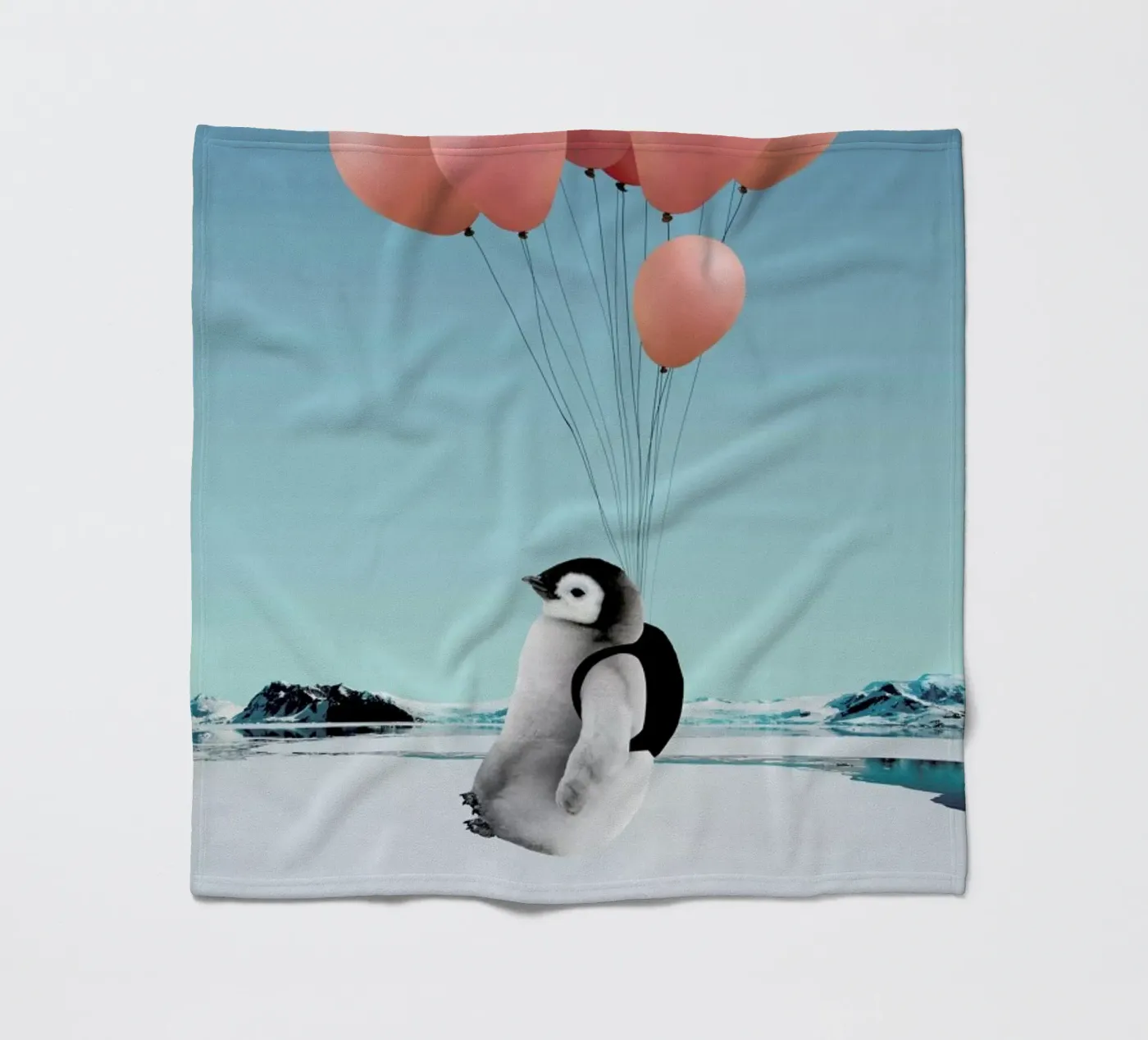 Penguin Fleecedecke von Lemon-apes