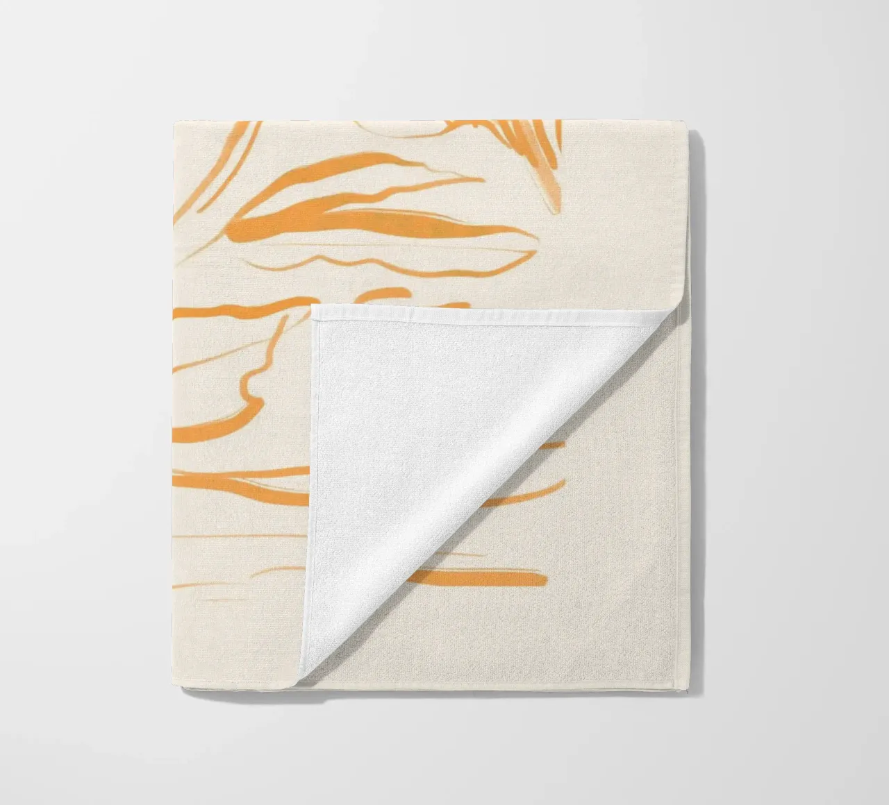 Minimalist Birds 4 beach towel by ThingDesign