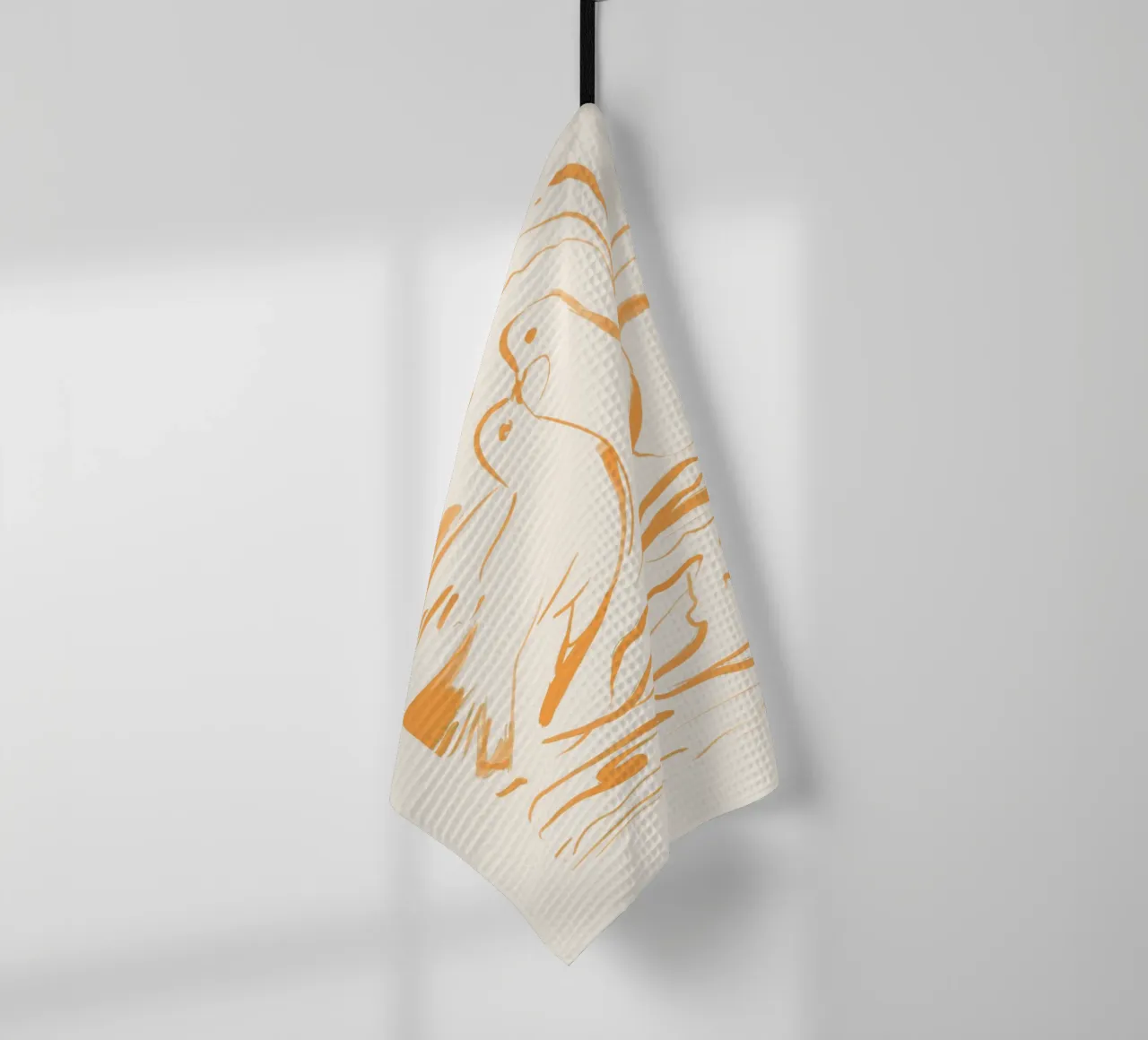 Uccelli minimalisti 4 canovaccio da cucina da ThingDesign