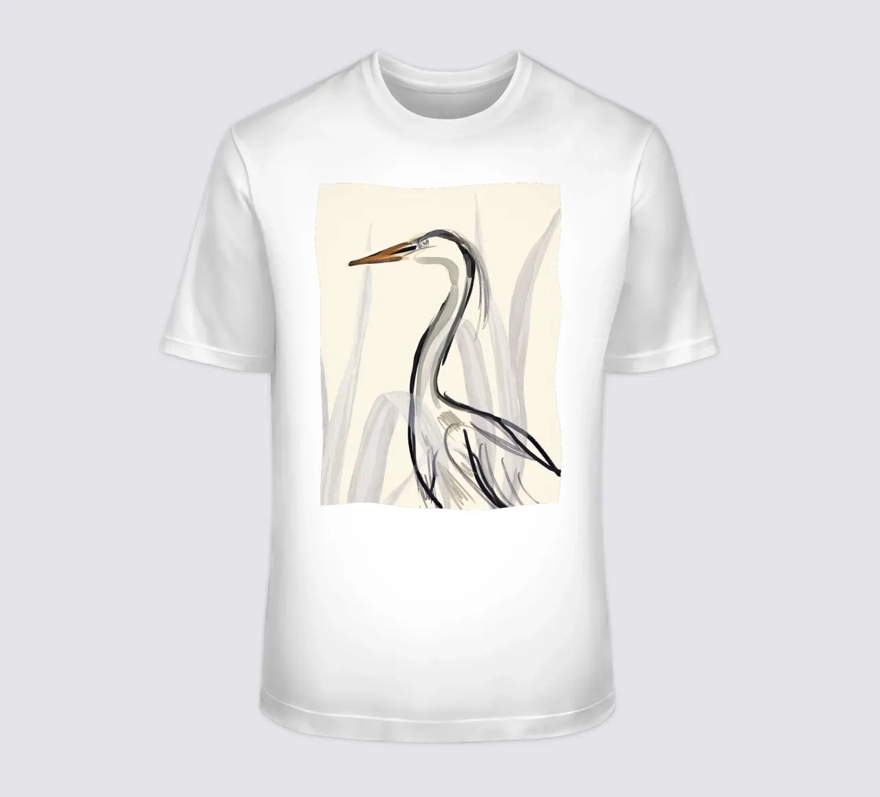 Minimalist Bird 3 t-shirt by ThingDesign