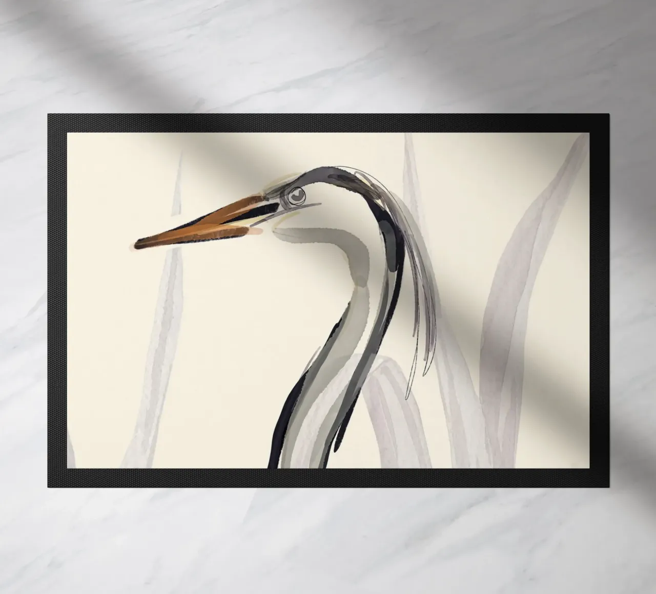 Uccello minimalista 3 zerbino da ThingDesign
