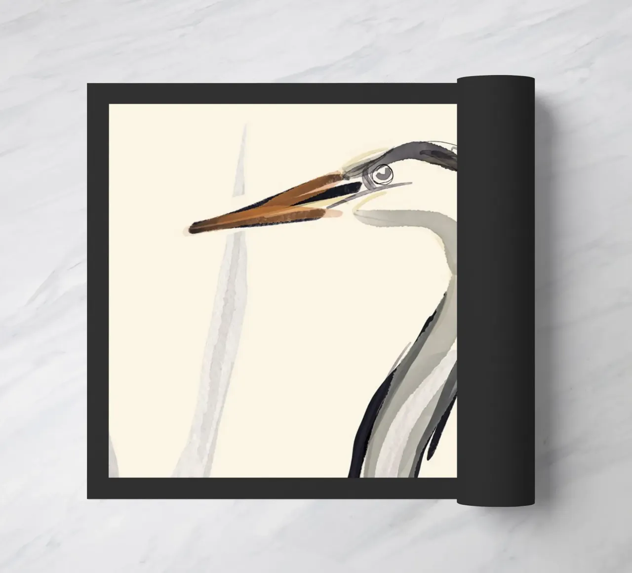 Uccello minimalista 3 zerbino da ThingDesign