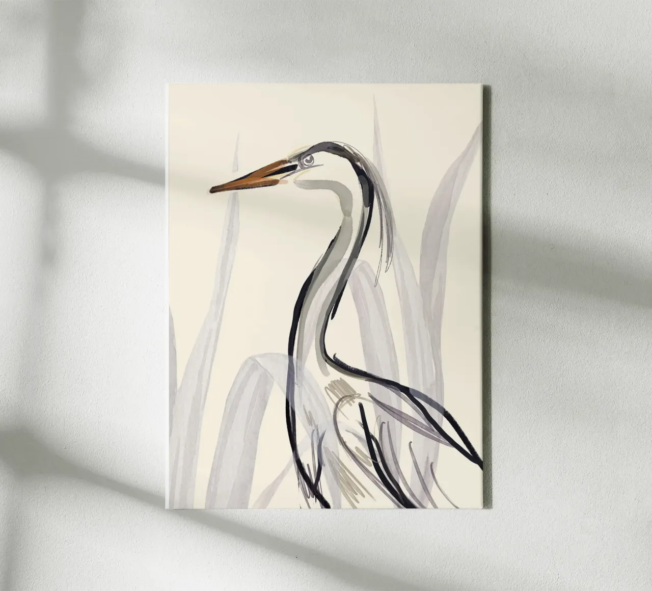 Minimalist Bird 3 canvas by ThingDesign