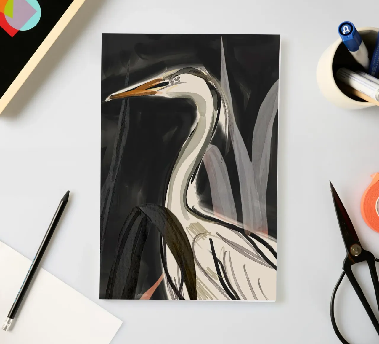 Minimalist Bird 2 notebook by ThingDesign