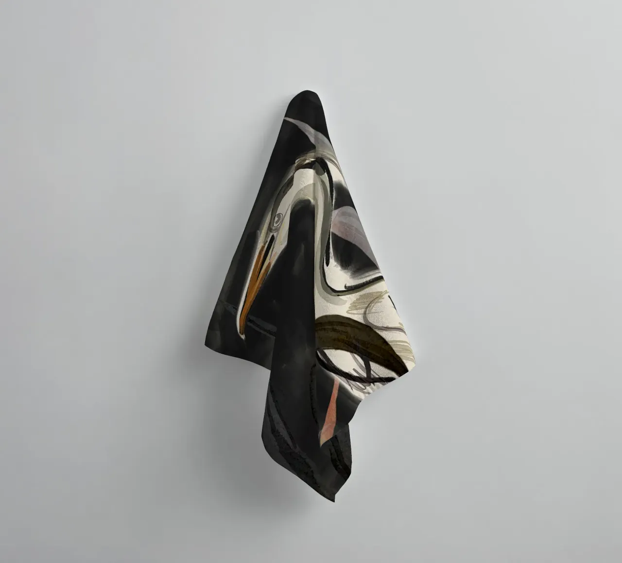 Minimalist Bird 2 towel by ThingDesign